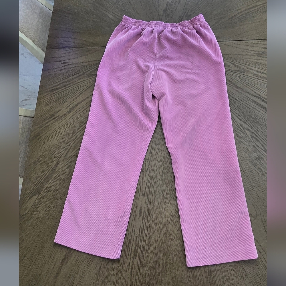 Alfred Dunner Dusty Rose Corduroy Pants | Women’s Size 12. I#033 - Picture 8 of 12